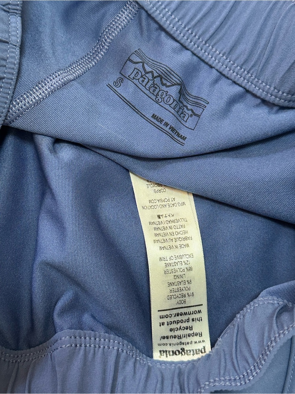 Patagonia Fleetwith Skort Women’s Small Blue Performance Travel Hiking - Picture 3 of 4